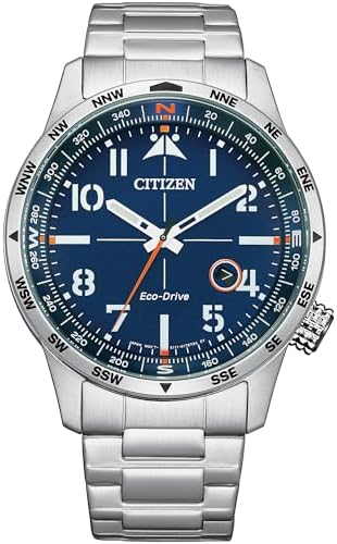 Citizen Relógio masculino Eco-Drive Weekender Avion, pulseira de
